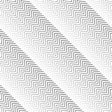 Wavy diagonal parallel lines. seamless, repeatable monochrome pattern. 스톡 일러스트