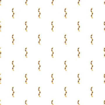 Wavy earthworm pattern creating a seamless background Stock Illustration