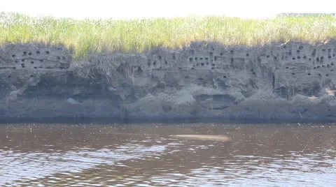 Wavy flowing river 10474 Stock Footage 47863039