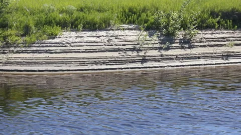 Wavy flowing river 10486 Stock Footage 47862244