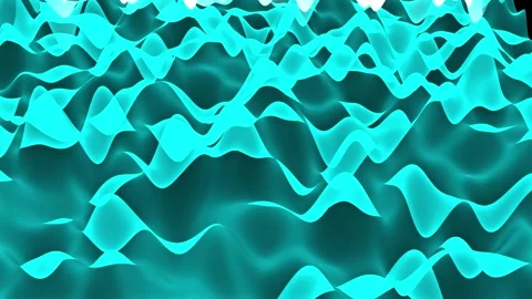 Wavy Glass Surface of Liquid with Pattern. 4K Abstract Iridescent Fluid Bac.. Vídeo Stock 330543998