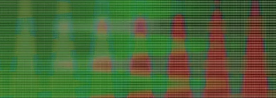 Wavy Glitch Stock Illustration
