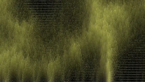 Wavy gold grain motion background Stock Footage 317946091