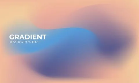 Wavy gradient abstract background Stock Illustration