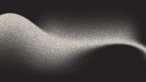 Wavy gradient background with grainy sand texture Illustrazione stock