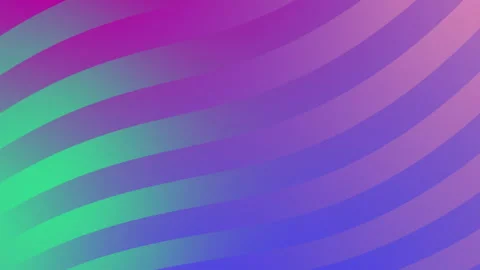 Wavy Gradient Flow – Colorful Stripes in Purple &amp; Green Stock Footage 310641894