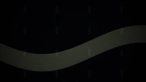 Wavy gray line on black background. Stock Footage 340043036