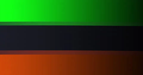 Wavy Green and Orange Parallel Bars Video stock 228742697