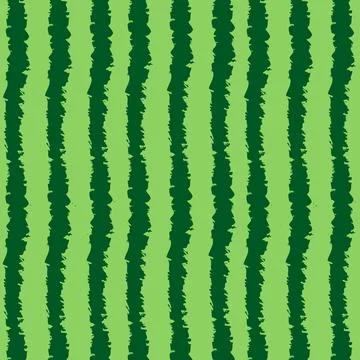 Wavy Green Stripe Pattern Stock Illustration