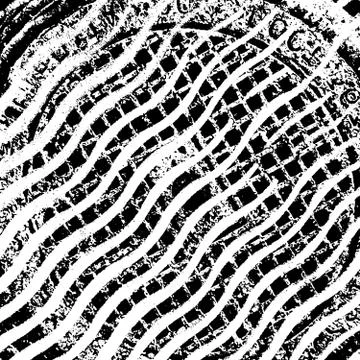 Wavy Grunge Background Stock Illustration