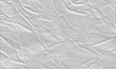 Wavy halftone dot texture with gradient squares for modern abstract design .. Stockillustratie