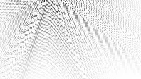 Wavy halftone pattern. Rays effect with disappearing. Stockillustratie