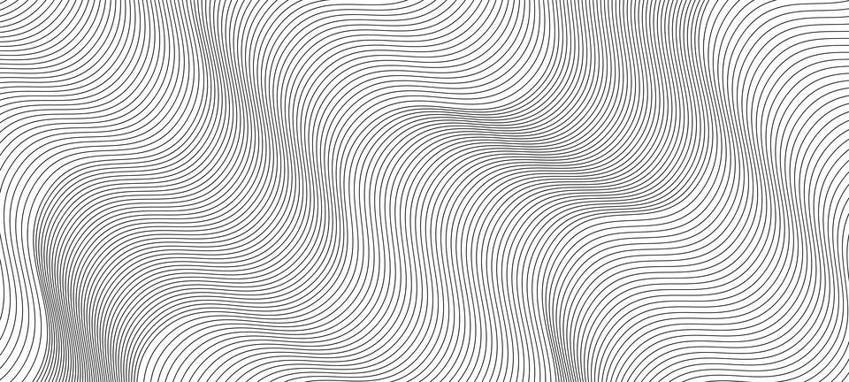 Wavy horizontal pattern for background Illustrazione stock