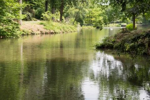 Wavy lake Stock Photos