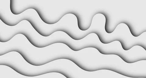 Wavy Layered Shadow Pattern Stock Illustration