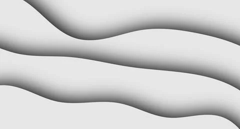 Wavy Layered Shadow Pattern Stock Illustration