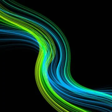 Wavy layout Stock Illustration