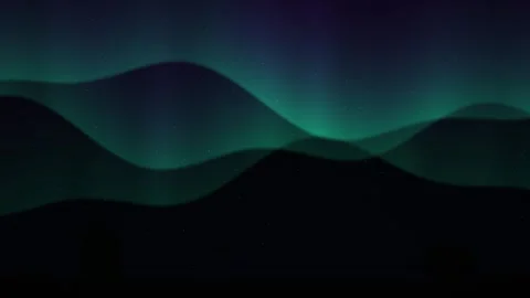Wavy light patterns create a mood in a dark space Stock Footage 340358615
