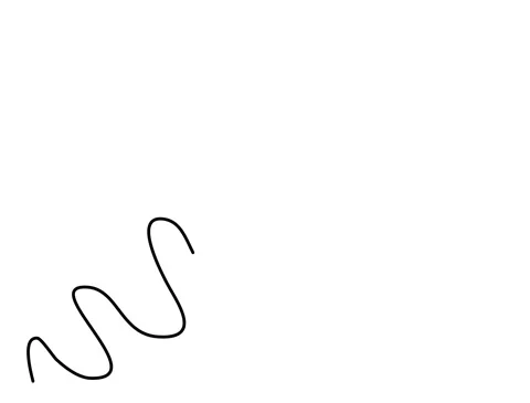 Wavy line arrow doodle style animation motion graphics with alphacchannel Stock Footage 170335412