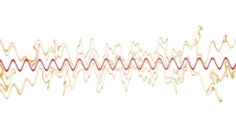 Wavy Line Stock Footage 79415347