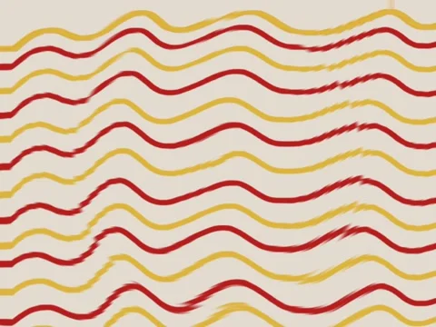 Wavy line illustration animation background Stock-Footage 304097029