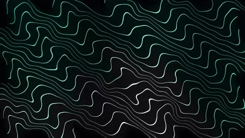 Wavy Line Pattern Animation with Blue Glow Stock Footage 313128976