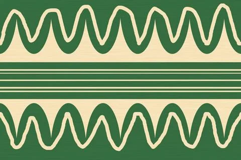 Wavy line pattern with a modern tribal aesthetic Easter abstract background Stock Illustration