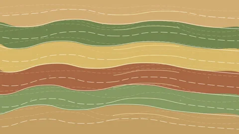 Wavy line pattern texture shape element pattern background loop Stock Footage 347214521