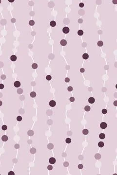 Wavy linear stripes with dots Stock-Illustration