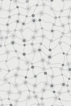 Wavy linear stripes with dots Stock Illustration