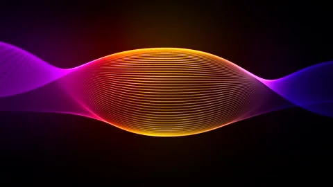 Wavy lines background Stock Footage 305653226