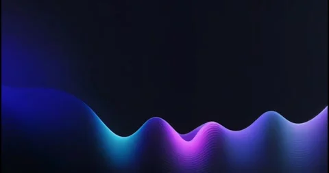 Wavy lines blue Stock Footage 262020200