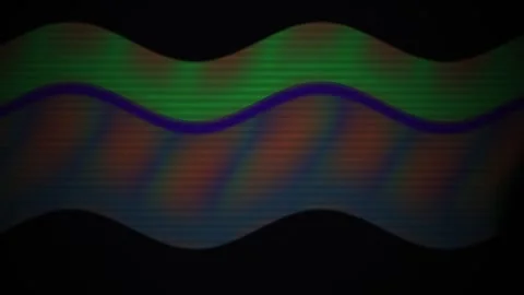 Wavy lines with colorful patterns technology. Stock Footage 340043052