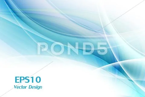 Wavy lines with copy space. eps10 Stock Illustration