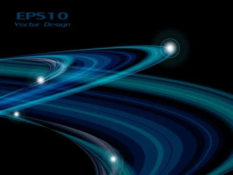Wavy lines with copy space. eps10 Stock Illustration