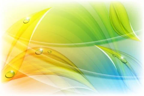 Wavy lines with copy space. eps10 Stock Illustration