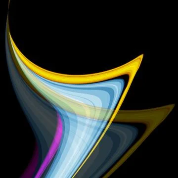 Wavy lines with copy space. eps10 Stock Illustration