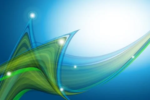 Wavy lines with copy space. eps10 Stock Illustration