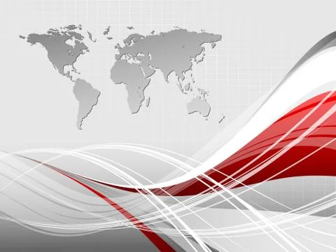 Wavy lines with copy space. eps10 Stock Illustration