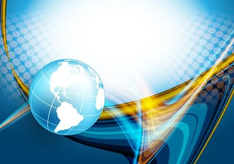 Wavy lines with copy space. eps10 Stock Illustration