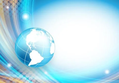 Wavy lines with copy space. eps10 Stock Illustration