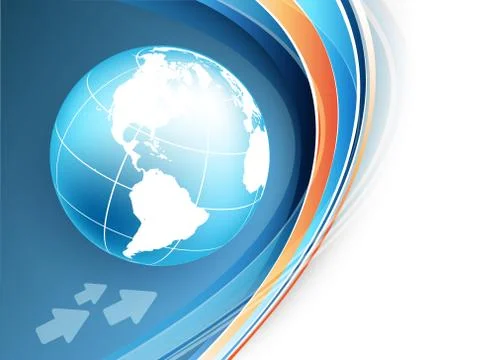 Wavy lines with copy space. eps10 Stock Illustration