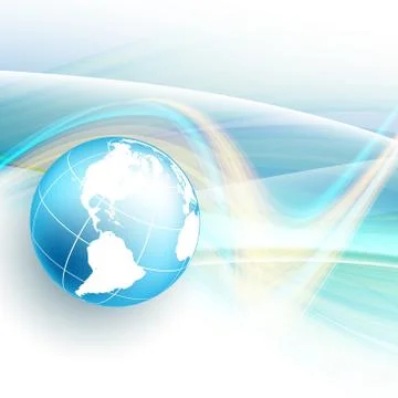 Wavy lines with copy space. eps10 Stock Illustration