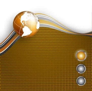 Wavy lines with copy space. eps10 Stock Illustration