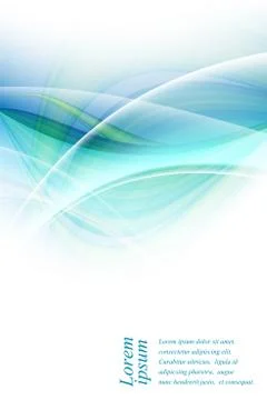 Wavy lines with copy space Stock Illustration