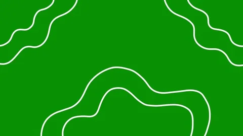 Wavy Lines Corner Transition Animation – Abstract Motion Graphic Overlay Video stock 320355778