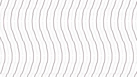 Wavy lines create a pattern on a light background Stock Footage 339486018