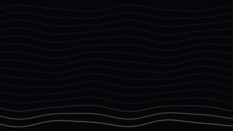 Wavy lines on dark background create motion and flow Stock Footage 337073312