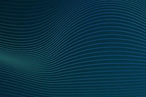 Wavy lines pattern with blue gradients for modern digital background or cor.. Stock Illustration