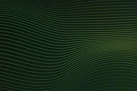Wavy lines pattern with green gradients for modern digital background or na.. Stock-Illustration